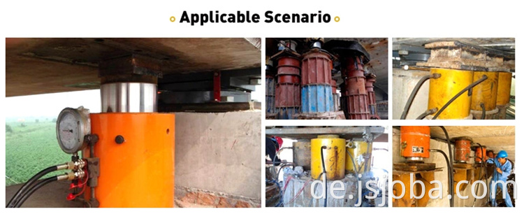 Single Acting Spring Retraktion China Hydraulische Zylinder hydraulische Buchsen